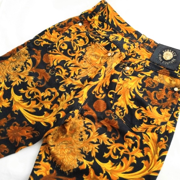 VERSACE couture 90s rare Medusa jeans - Picture 3 of 9